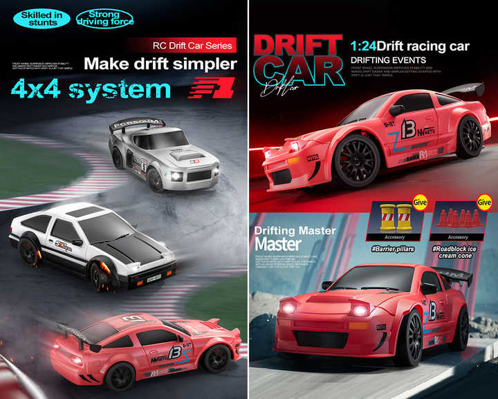 Mini RC Drift Cars